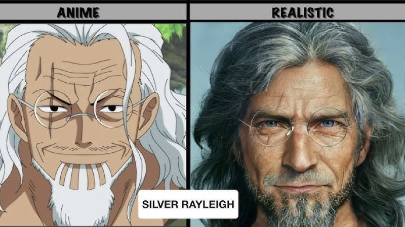 Silver Rayleigh cosplay