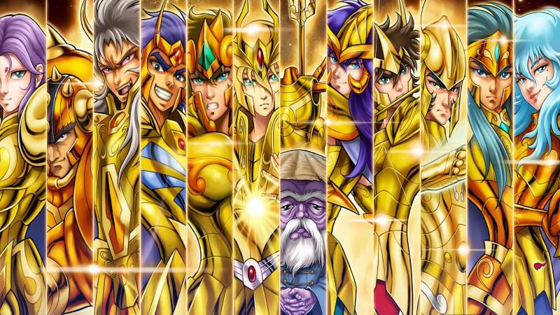 12 thánh đấu sĩ vàng trong Saint Seiya